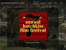 Tablet Screenshot of hotchkissfilmfest.com